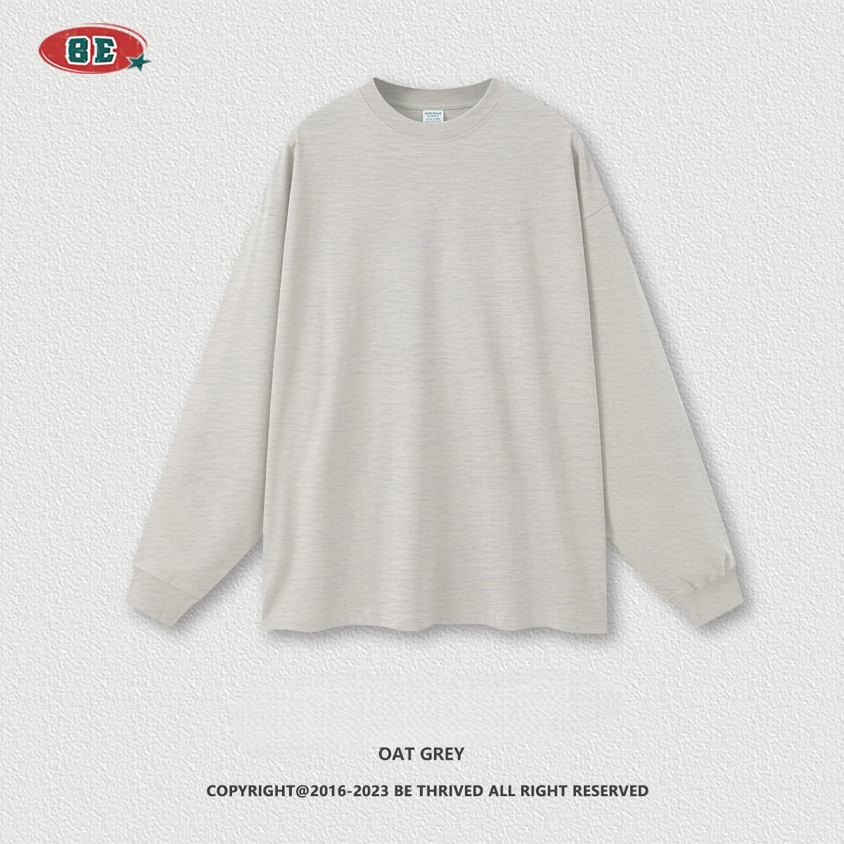 Men's Heavyweight Crewneck Sweatshirt - 425gsm Cotton, Oversized T-Shirt