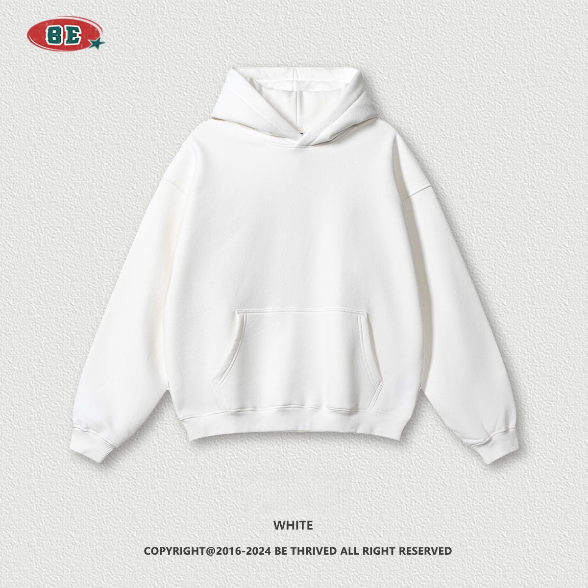 Men's Fleece Hoodie - 425gsm Heavyweight Cotton, Oversized Pullover