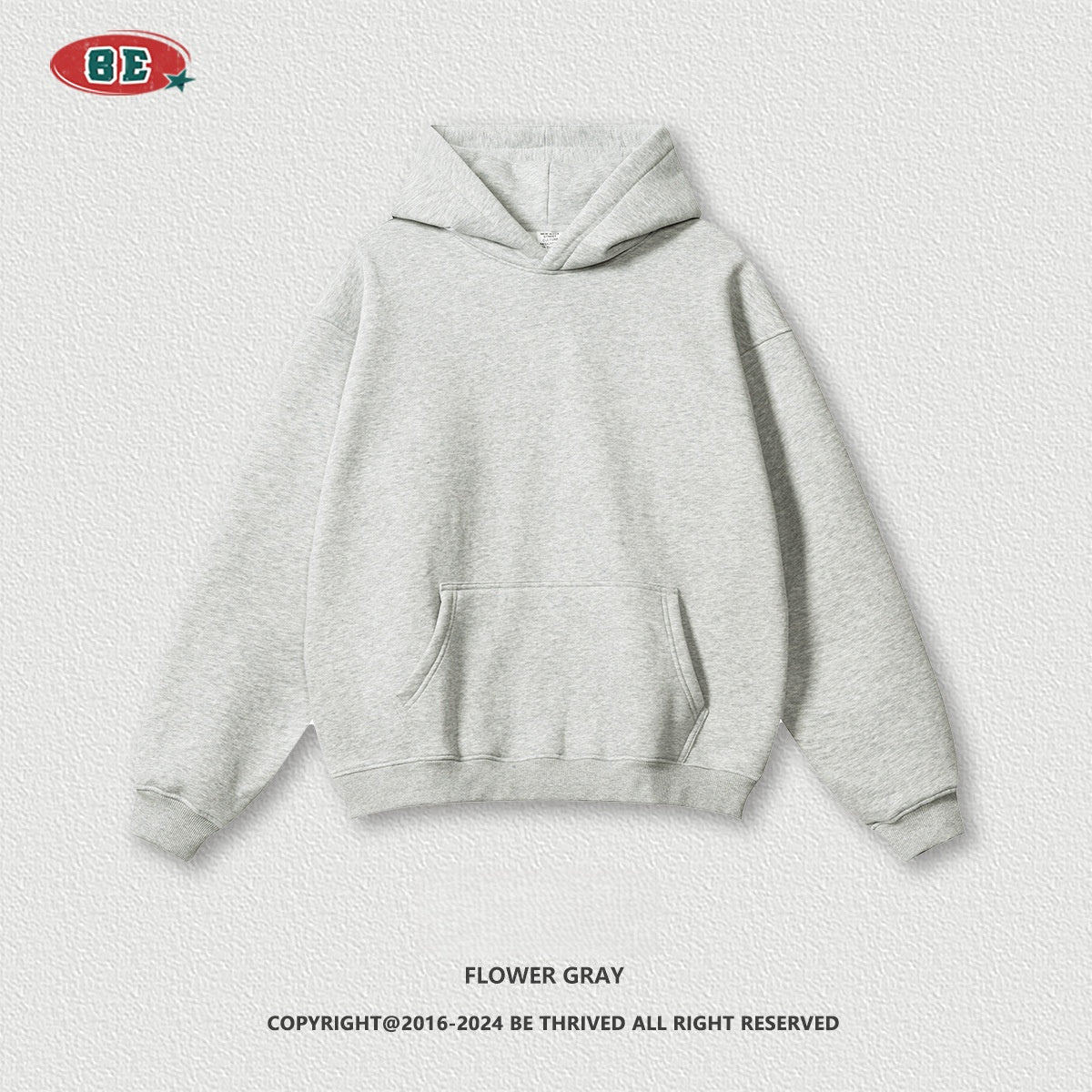 Men's Fleece Hoodie - 425gsm Heavyweight Cotton, Oversized Pullover
