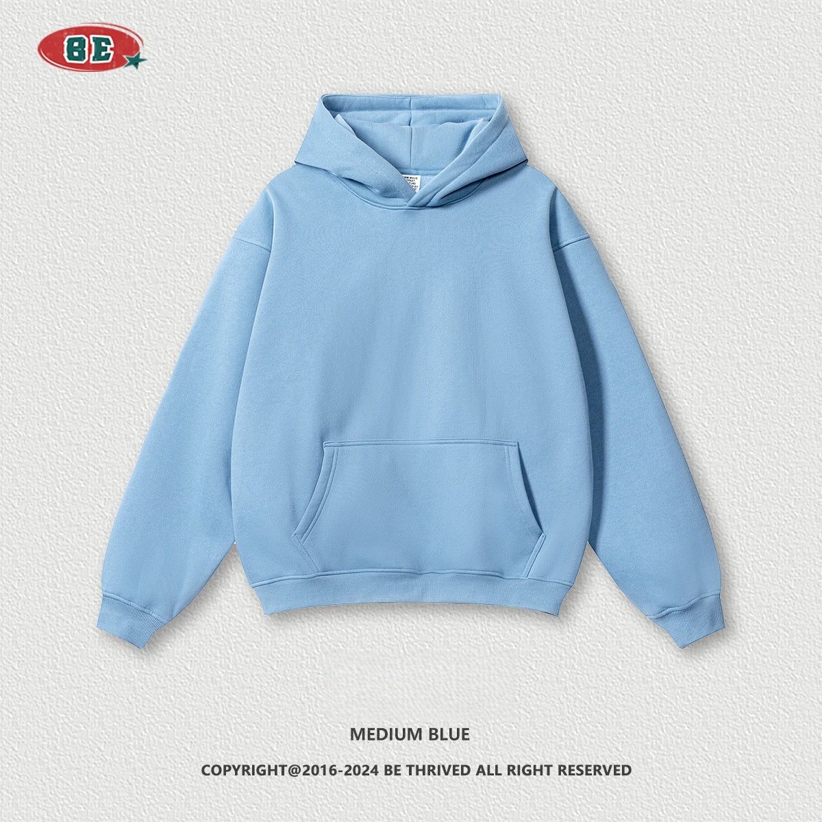 Men's Fleece Hoodie - 425gsm Heavyweight Cotton, Oversized Pullover