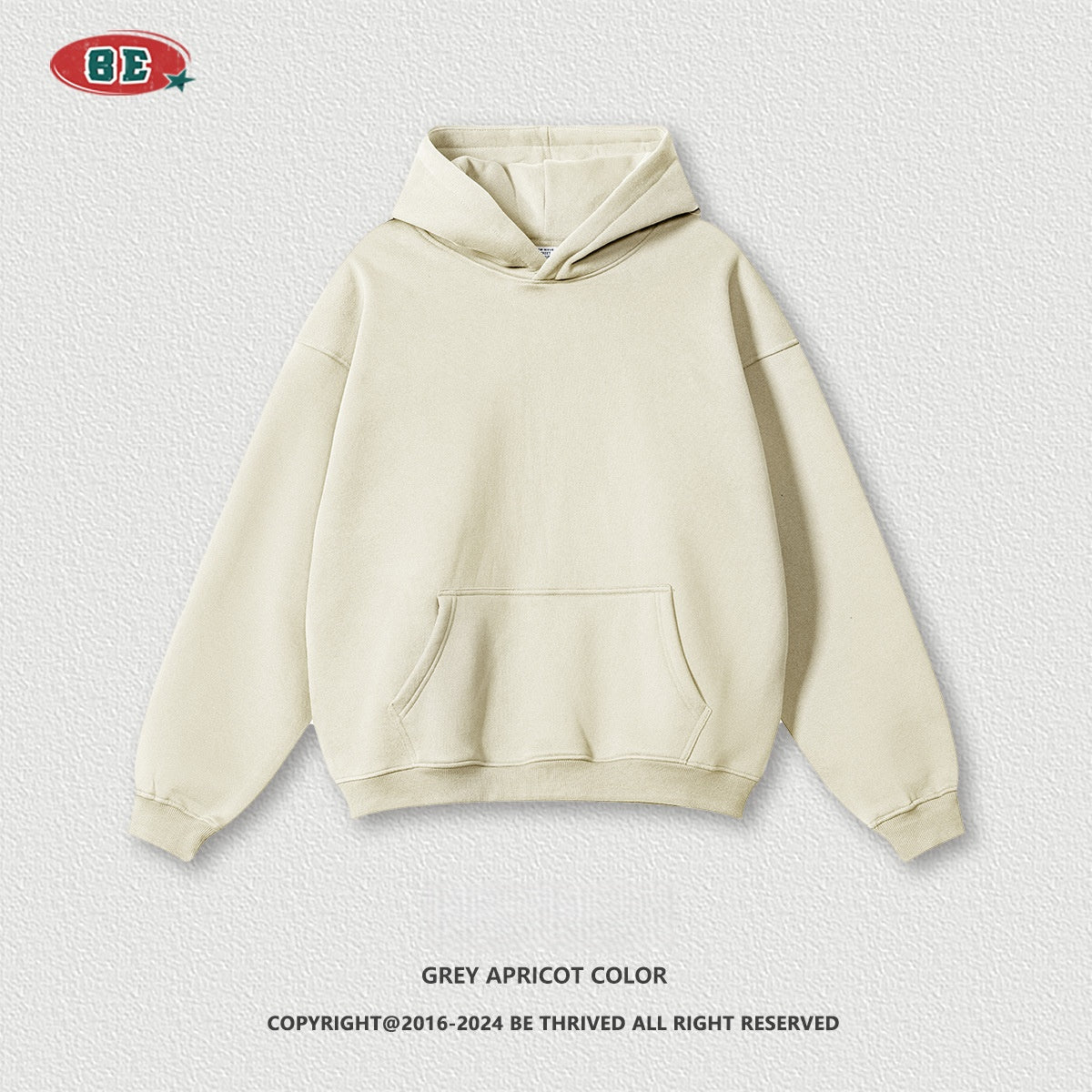 Men's Fleece Hoodie - 425gsm Heavyweight Cotton, Oversized Pullover